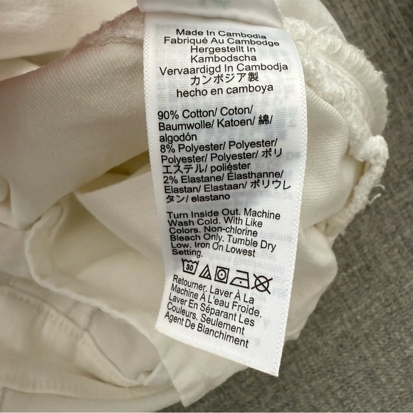 J Crew White Denim Short Overalls - Picture 6 of 6